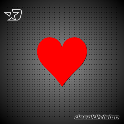 Playing Card Hearts Sticker